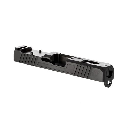 Scopri gli slide Premium per Glock® 17 e 19, realizzati in acciaio inossidabile 17-4, con tagli angolati e compatibilità ottica per prestazioni superiori.