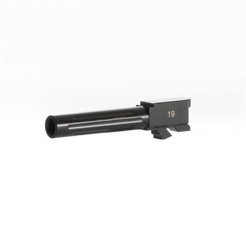 La canna fluted Match-Grade per Glock® è realizzata in acciaio inossidabile 416R, con finitura Black Nitride, resistenza alla corrosione e twist 1-10