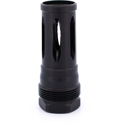 Der R2 Flash Hider bietet eine perfekte Passform für Plan B Montagen, hat eine robuste Black Nitride Beschichtung und sorgt für einen engen Sitz auf deinem Lauf.