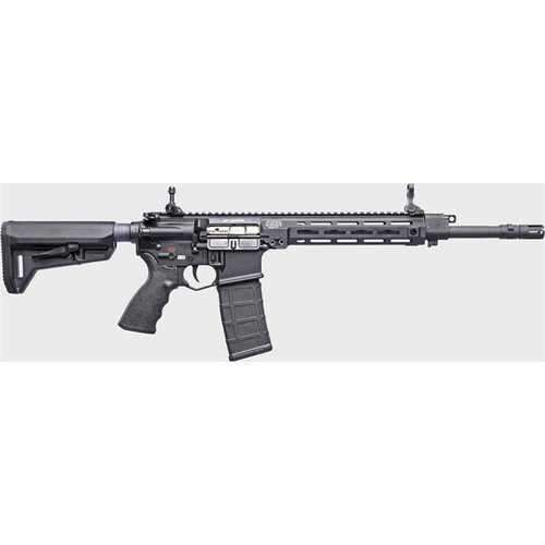 Fucile semiautomatico R20 Rahe 5.56 NATO con canna da 14.3", sistema ambidestro, MLOK, mirini LMT, e slitta Vickers per prestazioni superiori.