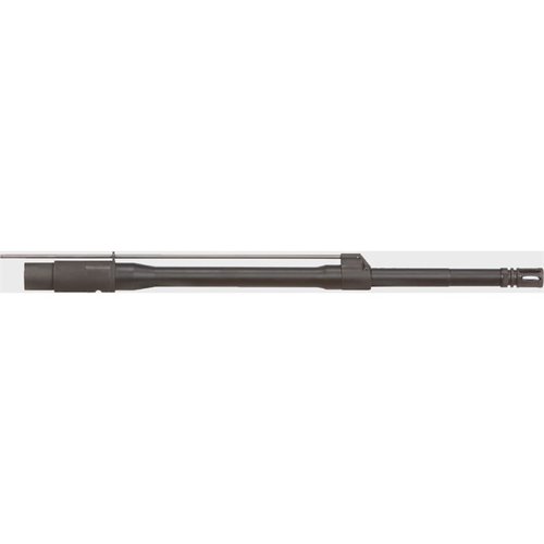 Il canna LMT MWS 6.5 Creedmoor offre una costruzione in cromolibero, un passo di rigatura 1:8" e include un gas block a profilo basso per prestazioni ottimali.