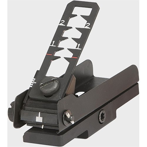 Der M203 Leaf Sight bietet eine flexible Montageoption für Carbine/Rifle oder 1913 Picatinny Rail, ideal für präzises Zielen und vielseitige Anwendungen.