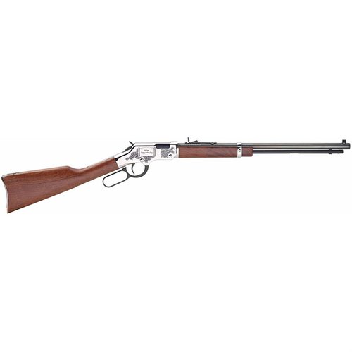 Der GOLDEN BOY SILVER Father's Day Edition 22LR bietet ein elegantes Design, ein 20" Octagon Blued Steel Lauf und ist perfekt für Sammler und Jäger.