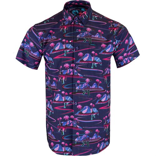 La camicia RETRO RIFLE è leggera e traspirante, realizzata in 97% poliestere e 3% spandex, perfetta per un comfort duraturo durante le attività all'aperto.