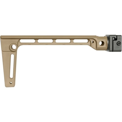 Das ARM BRACE SIDE FOLDING bietet eine robuste Konstruktion aus 4140 Stahl, eine extrem steife Bauweise und 5 QD Sling-Anschlüsse für maximale Flexibilität.
