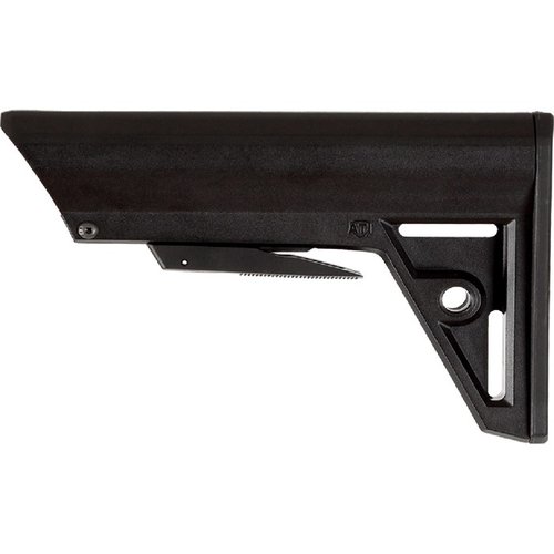 Der TACTLITE GEN2 AR-15/AR-10 Mil-Spec Buttstock ist leicht, verstellbar und bietet eine sichere Montage ohne Spiel, perfekt für deine AR-Plattform.