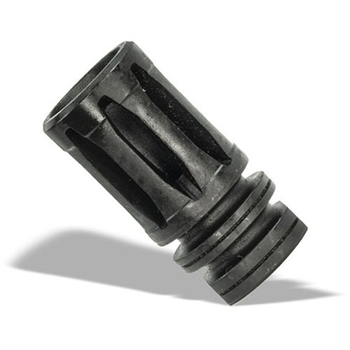 Der 5.56 NATO A2 Birdcage Flash Hider für AR-15 bietet eine langlebige Bauweise, einfache Installation und ist perfekt für dein AR-15 Oberteil. 1/2x28 Gewinde.
