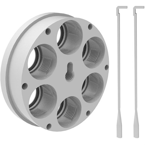 Le Ultimate Tool Carrier pour Ultimate Turret Press est usiné avec précision, offrant des positions de die flexibles et compatibles avec les bushings Lee Breech lock.