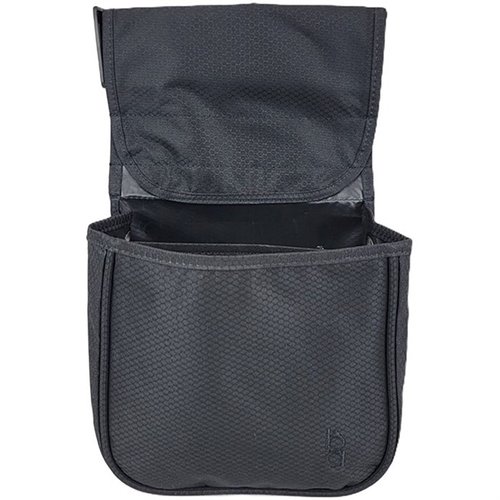 Die BOB ALLEN TEAM SERIES DIVIDED SHELL POUCH mit einem leichten Ripstop Nylon bietet zwei Fächer für Schrotpatronen und einen verstellbaren 2
