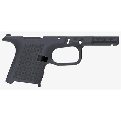 Il grip EHG RG9 per Ruger RXM offre una texture TSP per una presa sicura, un design compatto per la portabilità e compatibilità con parti Gen3 per personalizzazione.