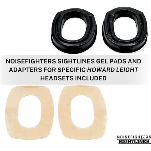 I cuscinetti Noisefighters Sightlines offrono comfort per chi porta occhiali, isolamento acustico superiore e compatibilità con vari headset, per un'esperienza audio immersiva.