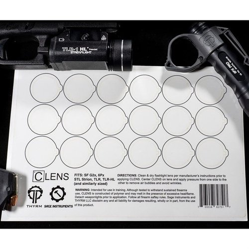 Protége tes lentilles de lampes et de lumières d'arme avec CLENS, facile à appliquer et à retirer pour un éclairage optimal pendant tes sessions de tir.