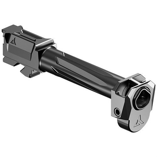 Il combo Radian AFTERBURNER + RAMJET per Glock 19 Gen 4 offre riduzione del rinculo, precisione di livello match e facile installazione grazie al sistema INTRA-LOK.