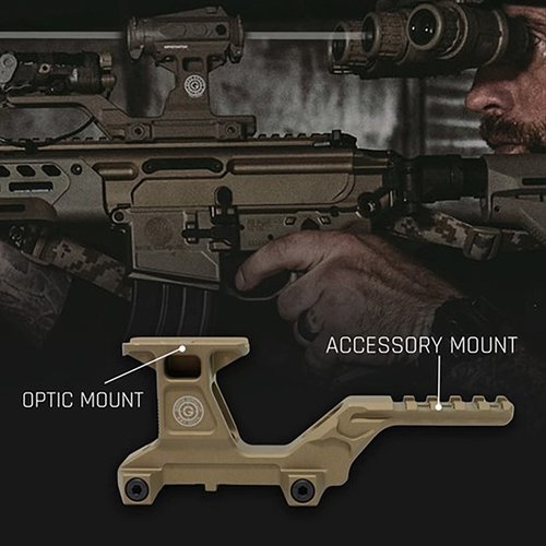 Il kit di montaggio dual optic HYDRA V2 per AIMPOINT MICRO-T2 offre un centro ottico di 2.91" per un'identificazione più rapida dei bersagli e maggiore consapevolezza situazionale.