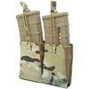 La pochette de chargeur double GBRS offre une rétention bungee amovible, une compatibilité MOLLE, et s'adapte à la plupart des chargeurs AR-15/AK-47.
