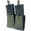 Le DOUBLE RIFLE MAGAZINE POUCH de GBRS Group est compatible MOLLE/BELT, offre une rétention élastique, un tir fluide et s'adapte à la plupart des chargeurs AR-15/AK-47.