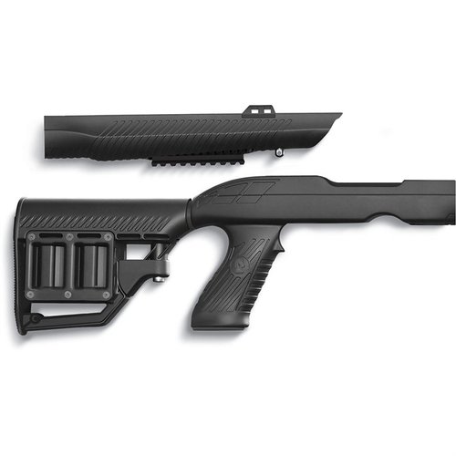 Der TAC-HAMMER RM4 Takedown Stock für Ruger 10/22 bietet ein kompaktes Design, verstellbare Länge, integrierte Magazinlagerung und ist perfekt für den Transport.