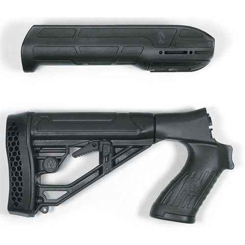 L'EX Performance Adjustable Stock e Forend per Mossberg 500/590/88 offre un design avanzato, materiali resistenti e un'installazione semplice per un'ottimizzazione perfetta.