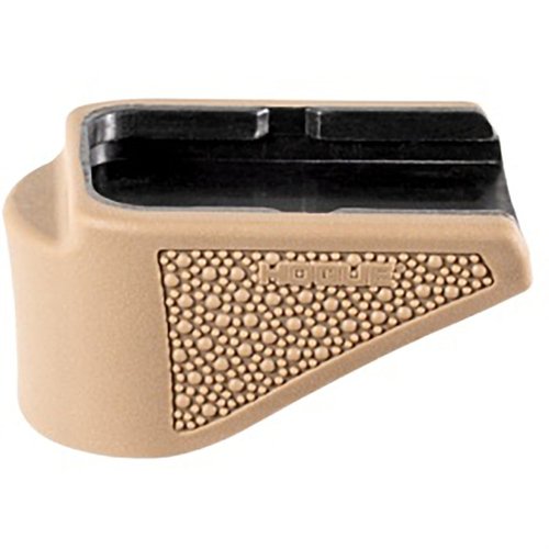 Améliore le grip de ta Glock 26 avec le Hogue OverMolded Grip Extension Pad, offrant confort, contrôle et protection du chargeur lors des recharges.
