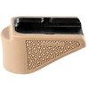 Améliore le grip de ta Glock 26 avec le Hogue OverMolded Grip Extension Pad, offrant confort, contrôle et protection du chargeur lors des recharges.