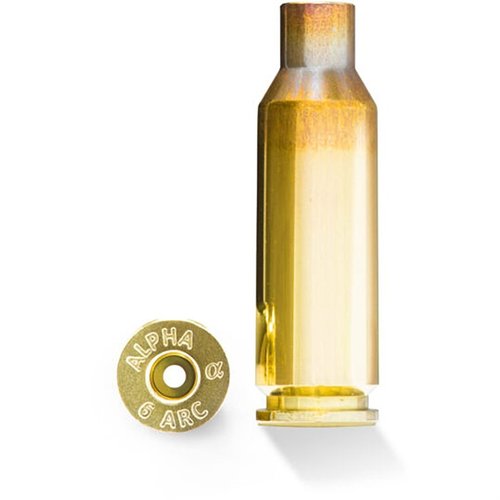 Il 6MM ARC BRASS di ALPHA MUNITIONS offre alta precisione, bassa rinculo e prestazioni a lungo raggio, ideale per AR-15 e per tiri fino a 1000 yard.