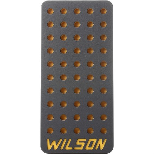 Die WILSON 50-Runden Wiederlade-Tray bietet Platz für 50 Hülsen, ist aus robustem HDPE gefertigt und hat eine praktische Bullet/Primer Cup für effizientes Arbeiten.