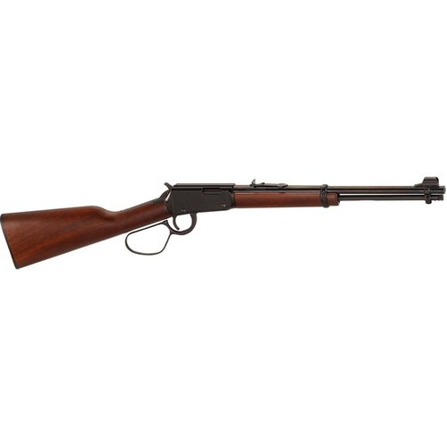 Le Henry H1 Classic Large Loop .22 LR allie charme intemporel et fonctionnalités pratiques, avec une crosse en noyer et un levier large pour une utilisation facile.