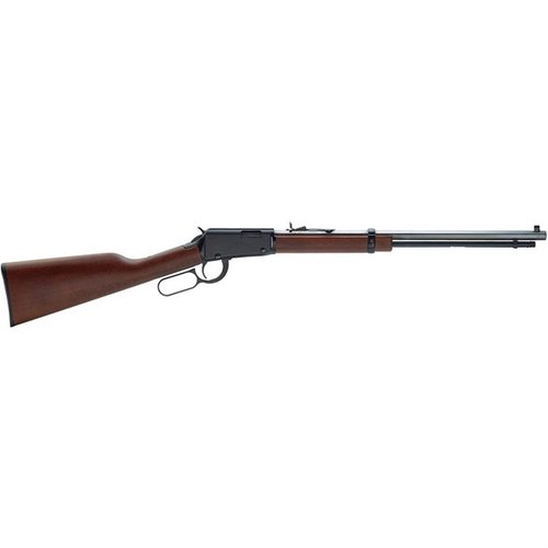 Découvre le H1 Frontier .17 HMR, un fusil à levier avec un canon octogonal de 20", parfait pour le tir de précision et la chasse au petit gibier.