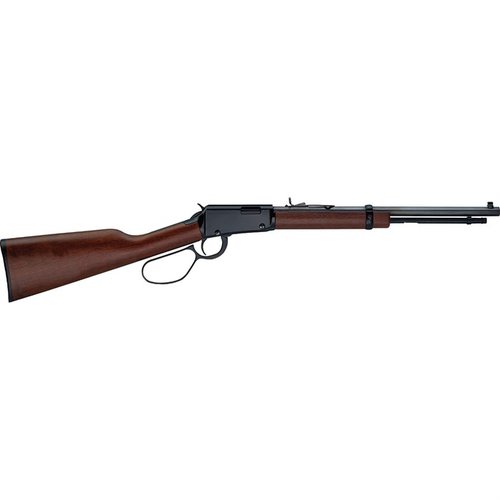 Die H1 Western Frontier .22 Lever Action Carbine bietet ein klassisches Design mit einem 16,5" Octagon Lauf, 13 Schuss Kapazität und hervorragender Handhabung.