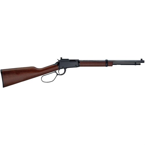 Die H1 TRACKER .22 WMR Lever Action Carbine bietet präzise Skinner-Visiere, einen grossen Loop-Lever und ist ideal für die Jagd auf Kleintiere.