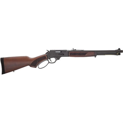 Le H9 Protector Carbine est léger, maniable et parfait pour le tir en milieu rural, avec un canon fileté pour un silencieux et un bois de noyer américain.