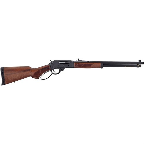 Le H10 Provider .45-70 est un fusil à levier robuste, idéal pour la chasse, avec une capacité de 6 coups, un canon de 20" et un confort optimal lors de son utilisation.