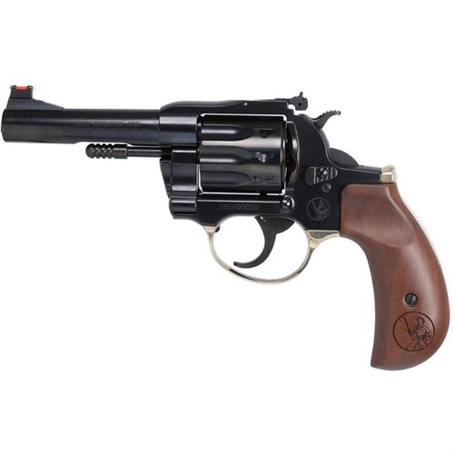 L'H16 Golden Boy Deadeye è un revolver .22 con azione doppia tradizionale, capacità di 10 colpi e finiture in acciaio blu, perfetto per collezionisti e tiratori.