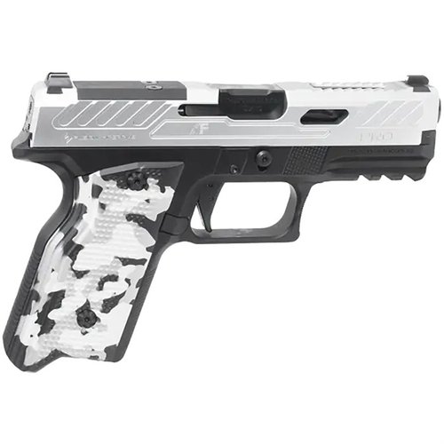 Die XF PRO™ 9MM Luger bietet ein robustes Design, Glock® Magazin-Kompatibilität, präzise CNC-Bearbeitung und eine anpassbare Ergonomie für optimale Leistung.