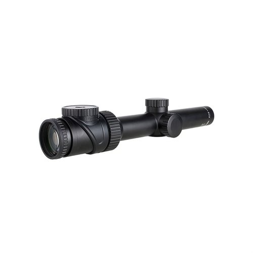 Le Trijicon AccuPoint 1-8x24 offre une visée rapide grâce à son réticule illuminé sans batterie, parfait pour des tirs précis, même en faible luminosité.