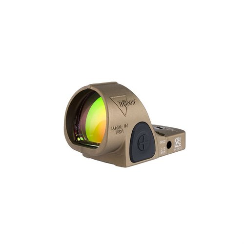 Der Trijicon SRO 2.5 MOA bietet ein grosses Sichtfeld, eine klare Dot-Abbildung, 8 Helligkeitseinstellungen und ist robust sowie wasserdicht bis 3 Meter.