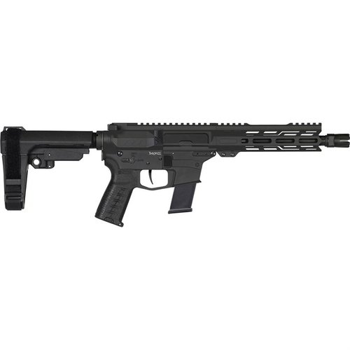 Die CMMG MK10 BANSHEE 10MM ACP Pistole bietet ein leichtes Design, Radial Delayed Blowback für sanften Rückstoss und Platz für Zubehör dank M-LOK®.