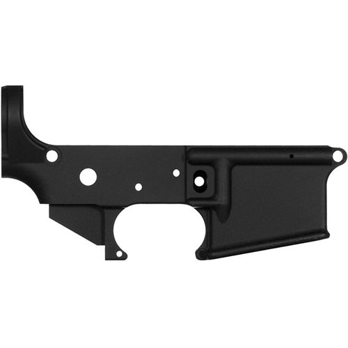 Il ricevitore inferiore CMMG MK4/AR15 è realizzato in alluminio forgiato 7075 T6, con finitura Armor Black Cerakote, pronto per il tuo prossimo progetto di costruzione.