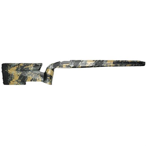Le HALO UMC Compatible Fixed Stock de Grayboe est robuste, en polymère résistant aux chocs, avec ergonomie raffinée et options de fixation M-LOK et QD.