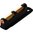 REMINGTON FIBER OPTIC SIGHT ASSEMBLY FOR VENT RIB BARRELS BLACK