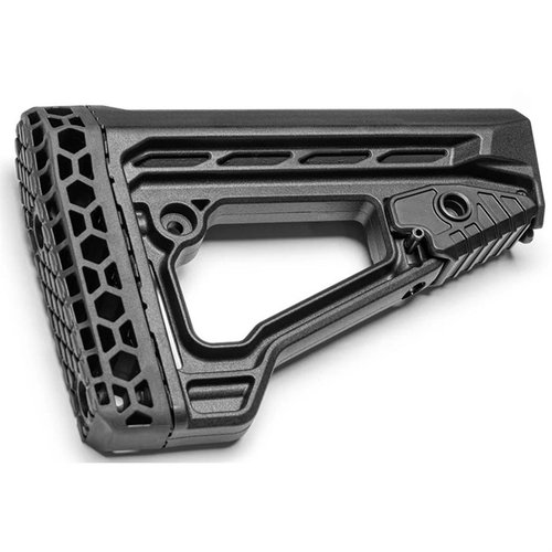 Verbessere deine AR-15/308 mit dem ARKUS Adjustable Rifle Stock: aggressives Design, präzise Anpassung und ein rutschfester Rückengriff für optimale Kontrolle.