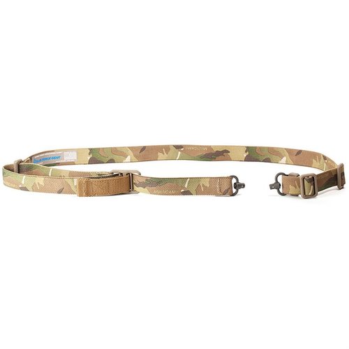 Der Vickers 2-zu-1 Sling von BLUE FORCE GEAR ermöglicht einen schnellen Wechsel zwischen 2-Punkt- und 1-Punkt-Modus, ideal für komplexe Situationen.