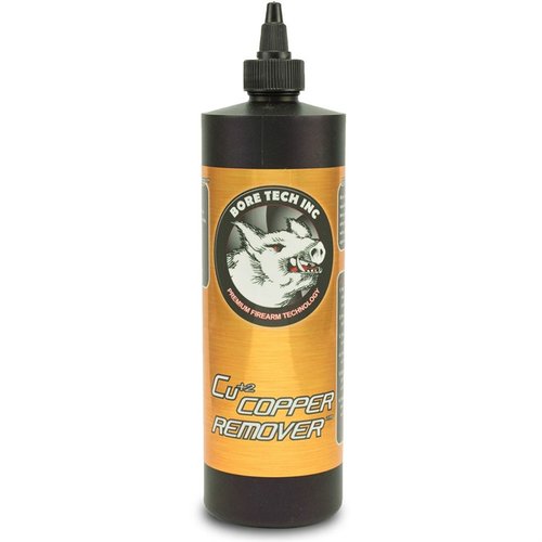 Der CU+2 Copper Remover von BORE TECH ist umweltfreundlich, ammoniakfrei und entfernt schnell Kupferablagerungen, schützt vor Rost und ist sicher für alle Läufe.