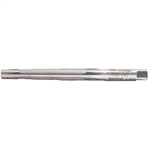 I reamers di alta precisione Manson, realizzati in acciaio M7, garantiscono camere accurate e personalizzabili per pistole rimless, rispettando le specifiche SAAMI.