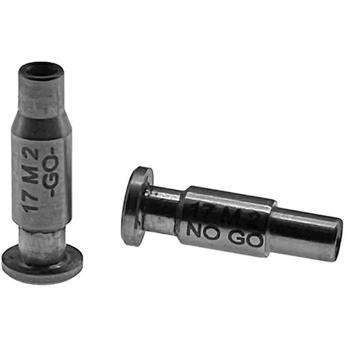 Die Manson Precision Rimfire Cartridge Headspace Gauges bieten präzise Messungen, langlebige M7-Stahlkonstruktion und sind kompatibel mit .22 und .17 HMR für sichere Feuerwaffen.