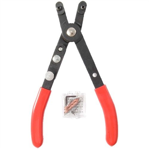 Die SNAP RING PLIERS von LISLE CORPORATION ermöglichen dir das einfache Entfernen und Einsetzen des Handguard Snap Rings. Extra Spitzen für vielseitige Anwendungen!