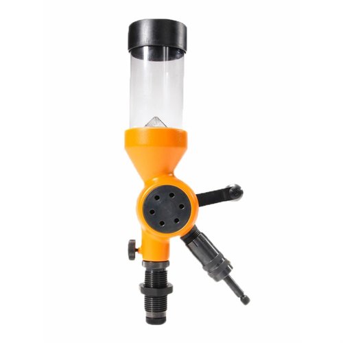 Mit dem Lyman Brass Smith Powder Measure kannst du präzise Pulverladungen für deine Waffen einfach messen, dank CNC-gefertigtem Stahlzylinder und verstellbarem Mikrometer.