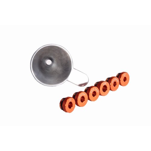 Le Lyman Brass Smith Pro Funnel, en aluminium, est statique-free et livré avec des inserts spécifiques aux calibres pour un rechargement précis et facile.