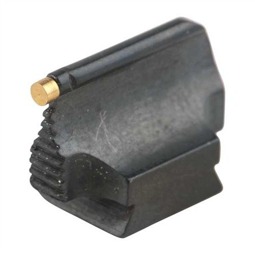 Mirini di precisione per fucili, con base a rampino, in acciaio blu. Disponibili con diverse perline, per una mira ottimale e un aspetto elegante.