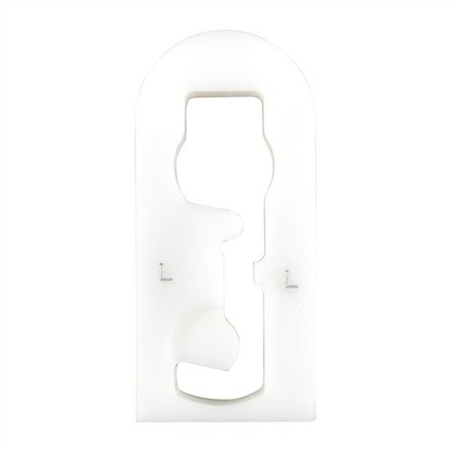 Verhindere das Verbiegen des Rahmens mit passgenauen Delrin-Einsätzen, die die Drehkräfte gleichmässig verteilen und Anpassungen für individuelle Waffen ermöglichen.